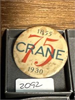 75 years crane, 1855–1930 one and a half inch