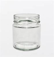 CASE OF 12 GLASS JARS, VILLAGE CRAFT & CANDLE