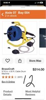 BRASS CRAFT CABLE DRUM