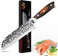 Santoku Chef's Knife,7 Inch High Carbon Japanese