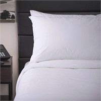 Set of 12 White Hotelstyle Pillowcases 21"x34"