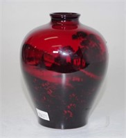 Royal Doulton flambe vase
