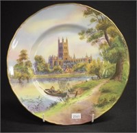 Royal Worcester Gloucester Cathedral signed plate