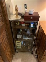Rolling Cabinet & Contents