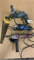 Hand Saw, Chicago Electric Power Tool Grinder,