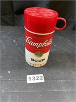 Campbells Soup Thermos with Cup Lid