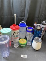 Yeti Cup and Lots of Plastic Cups
