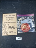 1987 Marine Ball Program and Coasters