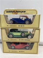 X3 Model Cars 1:48 of Yesteryear including MG-TC