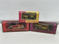 X3 Model Cars of Yesteryear including 1930 Model