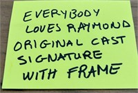 FRAMED EVERYBODY LOVES RAYMOND CAST SIGNATURES