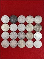 20 Morgan Silver Dollars