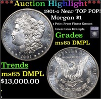 ***Auction Highlight*** 1901-o Morgan Dollar Near