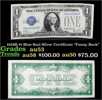 1928B $1 Blue Seal Silver Certificate "Funny Back"