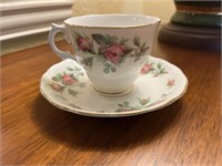 Teacup and saucer, Royal Vale bone china no chips
