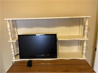 Vizio TV, 21 inch. Comes with wall shelf. Tested