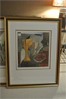Abstract Lithograph