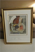 Abstract Lithograph