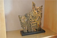 Abstract Bronze Sculpture