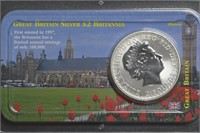 Britannia 2 Pound Silver Coin