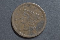 1857 Braided Hair 1/2 Cent