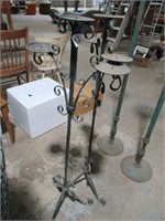 2 three tier candle stands