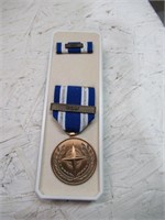 ISAF NATO ribbon and medal