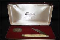 Snap-On 60 year commemorative knife/coin set
