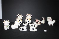 Various Cow Décor for Kitchen; Timer. S&P