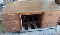 Vintage Wood Heavy Desk