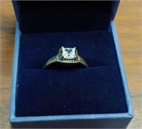 Sterling Stoned Ring Size 8