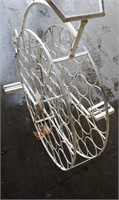 Metal Bike Wine Rack