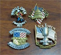 (4) US Open Pins
