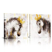 LoveHouse Horse Pictures Wall Art