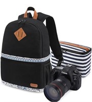 Kattee Women's Canvas Camera Case Backpack