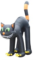 20’ Huge Lighted Halloween Inflatable Black Cat