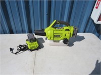 Ryobi Sprayer w/ charger and extra batter, tested-