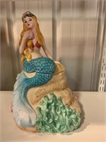 Mermaid cookie jar