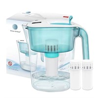 15-Cup Water Filter Pitcher, 2 Filters Included