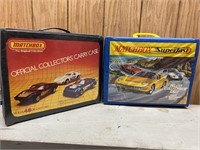 2 VINTAGE MATCHBOX COLLECTOR CASES FOR 1/64 SCALE