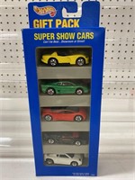 1995 HOTWHEELS SUPER SHOW CARS GIFT PK SET