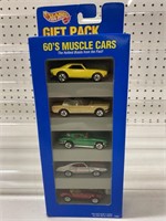 1995 HOTWHEELS 60'S MUSCLE CARS GIFT PK SET