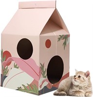 Cardboard Cat House-Cat Condo with Cat Castle