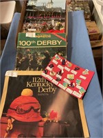 KY Derby memorabilia , pins ,book and magazines