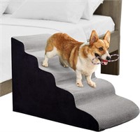 LitaiL High Density Foam Dog Steps, 5 Tiers