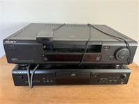 Sony cd player and vcr plus