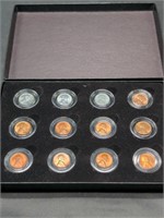 Uncirculated Lincoln Wheat Cent coin collection