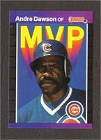 Three (3) 1989  Andre Dawson Chicago Cubs