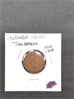 Magicians Coin - Two headed Indian Cent Penny