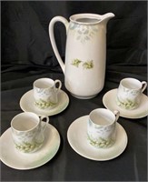 Porcelain pitcher set made in Germany